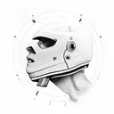 f1 driver from 90's tattoo design idea