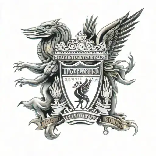 Liverpool fc YNWA tattoo design idea