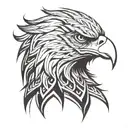 eagle face tattoo tattoo design idea