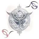 caduceus  tattoo design idea