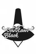 script that's says outlaw tattoo design idea