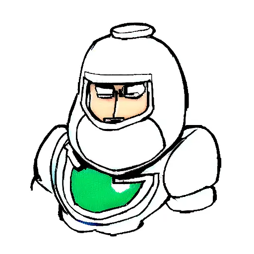 Omni Man from invincible bust  tattoo design idea