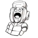 Omni Man bust  tattoo design idea