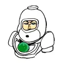 Omni Man bust  tattoo design idea