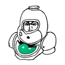 Omni Man bust  tattoo design idea