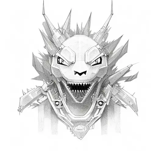 Digimon tattoo design idea