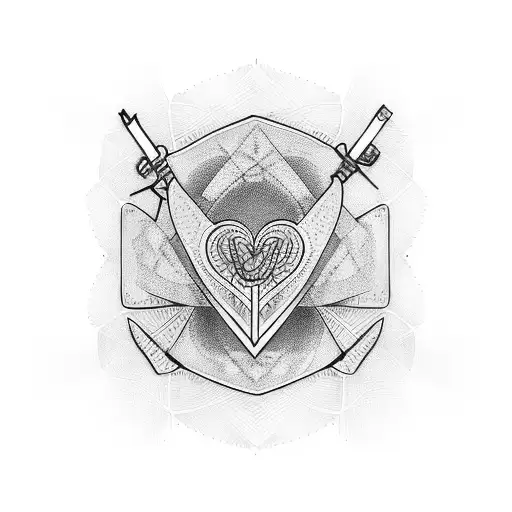 EKG  tattoo design idea