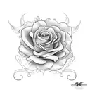 color flowers with filigree for a whole arm tattoo design idea