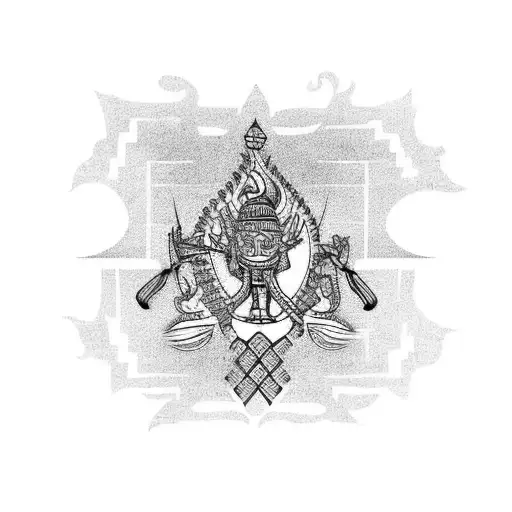 sri lankan and mauri tattoo design idea