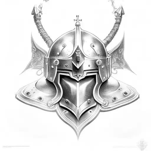 holy paladin tattoo design idea