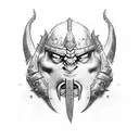 orc warrior  Warcraft  tattoo design idea