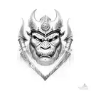 orc warrior  Warcraft  tattoo design idea