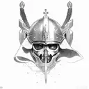 holy paladin tattoo design idea