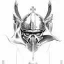 holy paladin tattoo design idea