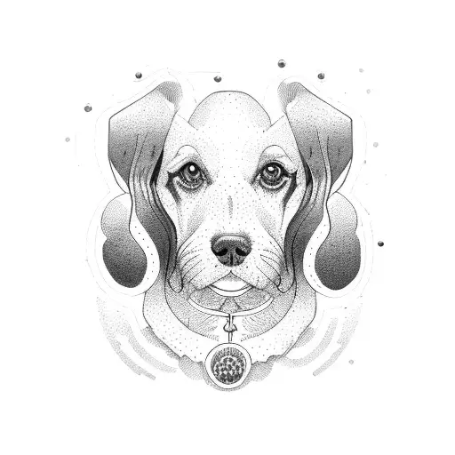 dog lover tattoo design idea