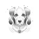 dog lover tattoo design idea