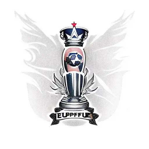 Europa conference league football trophy tattoo design tattoo design idea