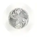 pangolin with yin yang tattoo design idea