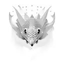 pangolin tattoo design idea