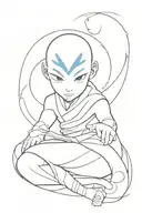 Avatar legend of Aang tattoo design idea