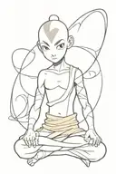 Avatar legend of Aang tattoo design idea
