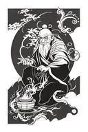 uncle iroh avatar the legend of aang tattoo design idea