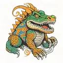 Florida Gator tattoo design idea
