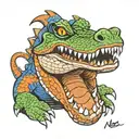 Florida Gator tattoo design idea