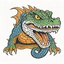 Florida Gator tattoo design idea