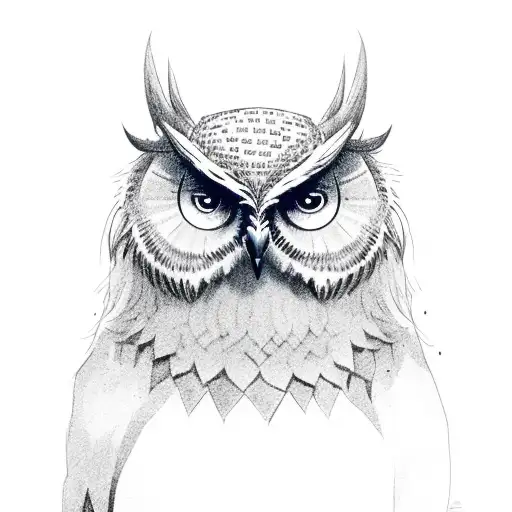 Owlbear tattoo design idea