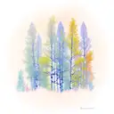 aspen trees with the name aspen  tattoo design idea