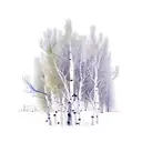 aspen trees with the name aspen  tattoo design idea