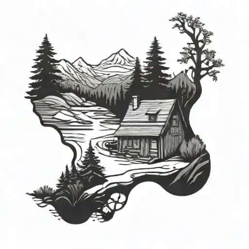 solitude tattoo design idea