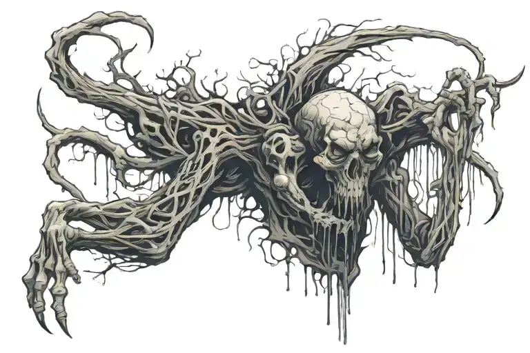 tiptoe to life only to arrive safely at death tattoo design idea