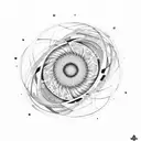 4 Better 4 Worse 4 Life in a spiral shape tattoo design idea