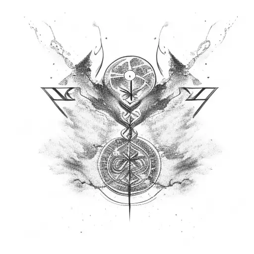 god is greater than highs and lows tattoo design idea