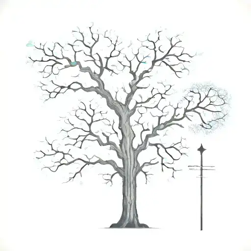 past present future tree   tattoo design idea