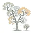 past present future tree   tattoo design idea