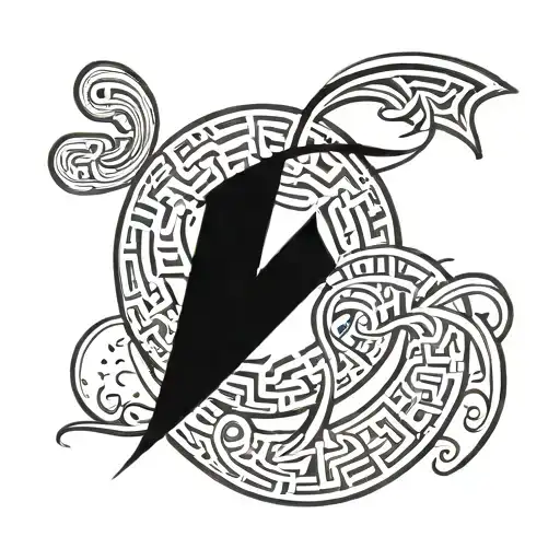 ron in kanji tattoo design idea