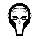 Girl vs mechanical ape tattoo design idea