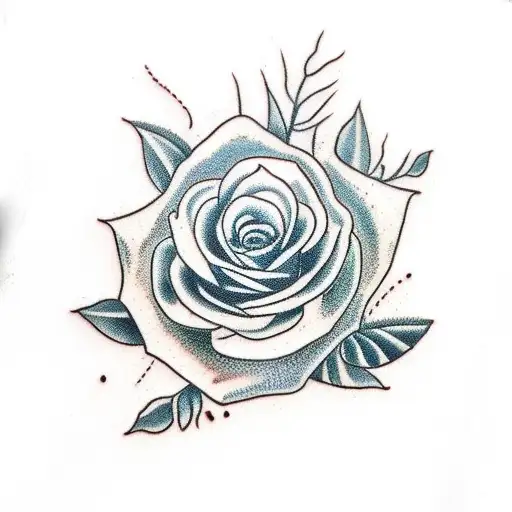 A botanical tattoo showcasing various plants and flowers tattoo design idea