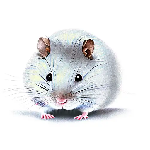 Djungarian hamster tattoo design idea