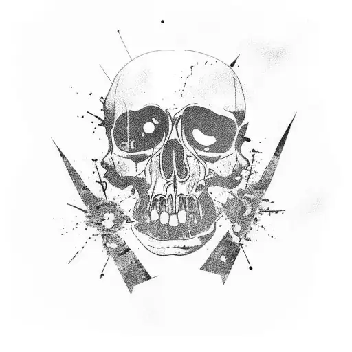 survived accident on leg tattoo design idea