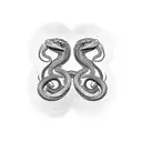 two headed snake tattoo design idea