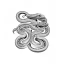 two headed snake tattoo design idea