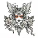 whore tattoo design idea