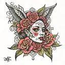 whore  tattoo design idea