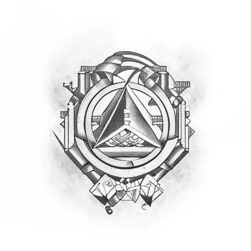 soviet block house, depression, black and white, postpunk, doom tattoo design idea