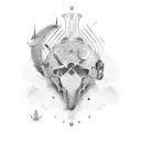 3 musketeers tattoo design idea