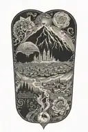 kefiah palestine tattoo design idea